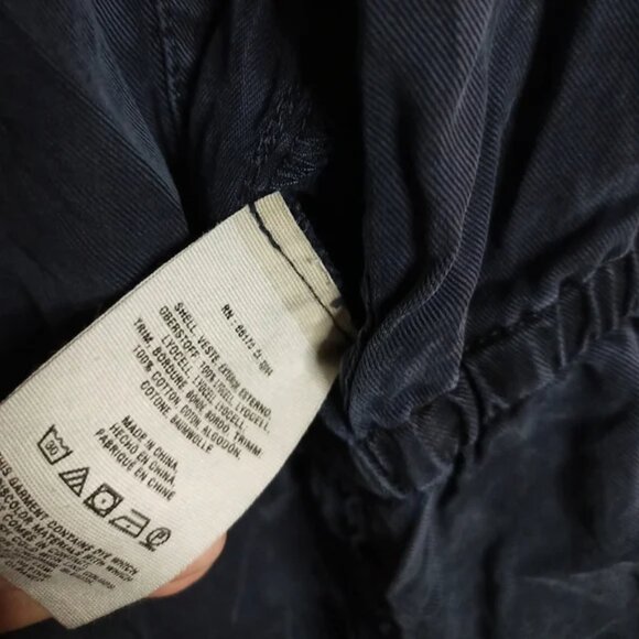 Hei Hei Jumpsuit Utility Boho Anthropologie Navy Lyocell - Picture 6 of 9